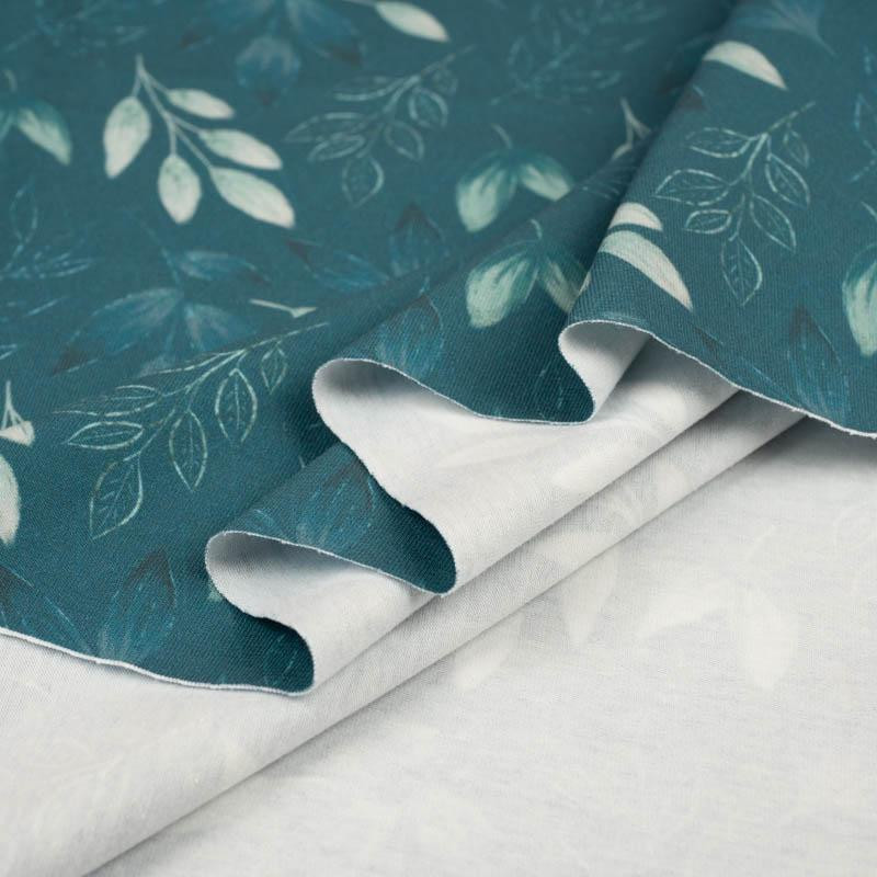 LEAVES pat. 9 - single jersey with elastane