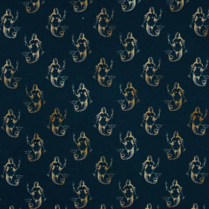 GOLDEN MERMAIDS (GOLDEN OCEAN)  - single jersey 