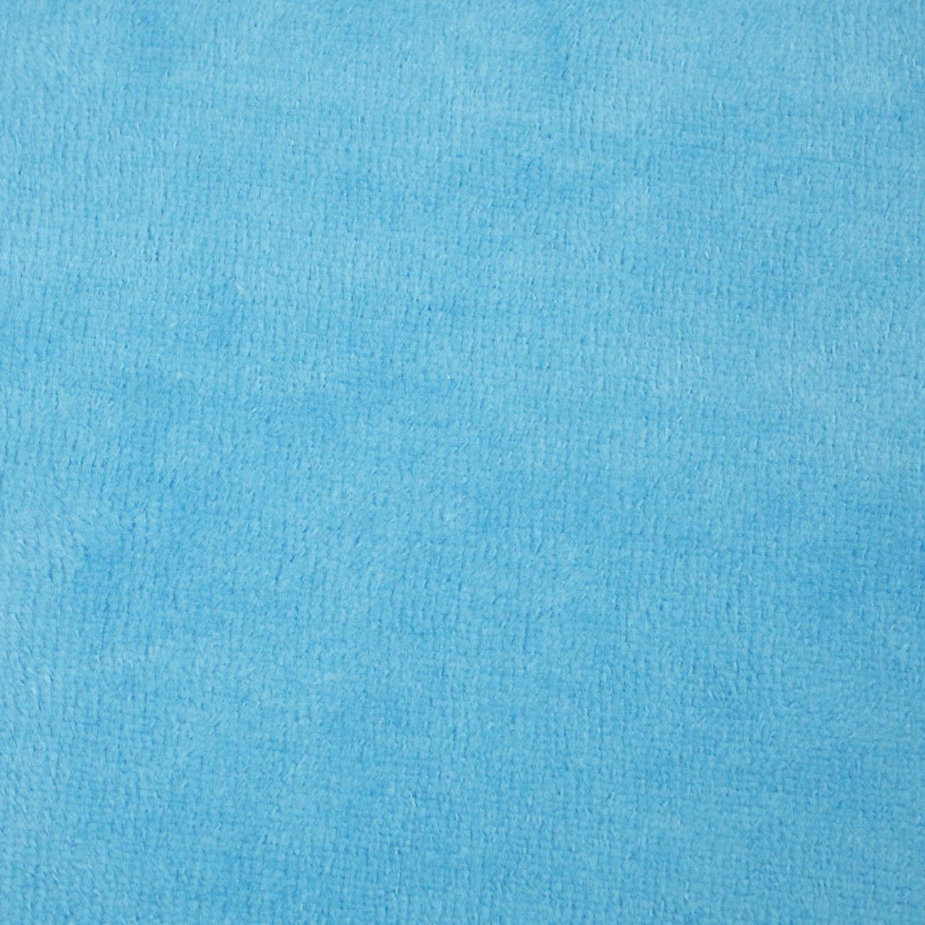 Turquoise - cotton velour