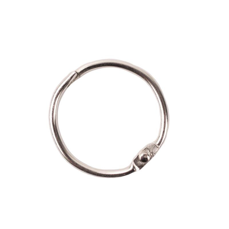 Openable metal ring 25mm - silver