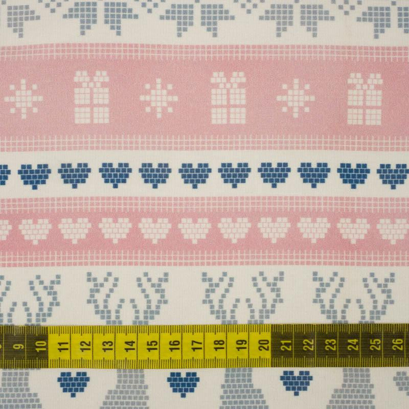 NORWEGIAN MIX  PAT. 1 (NORWEGIAN PATTERNS)  - single jersey with elastane 