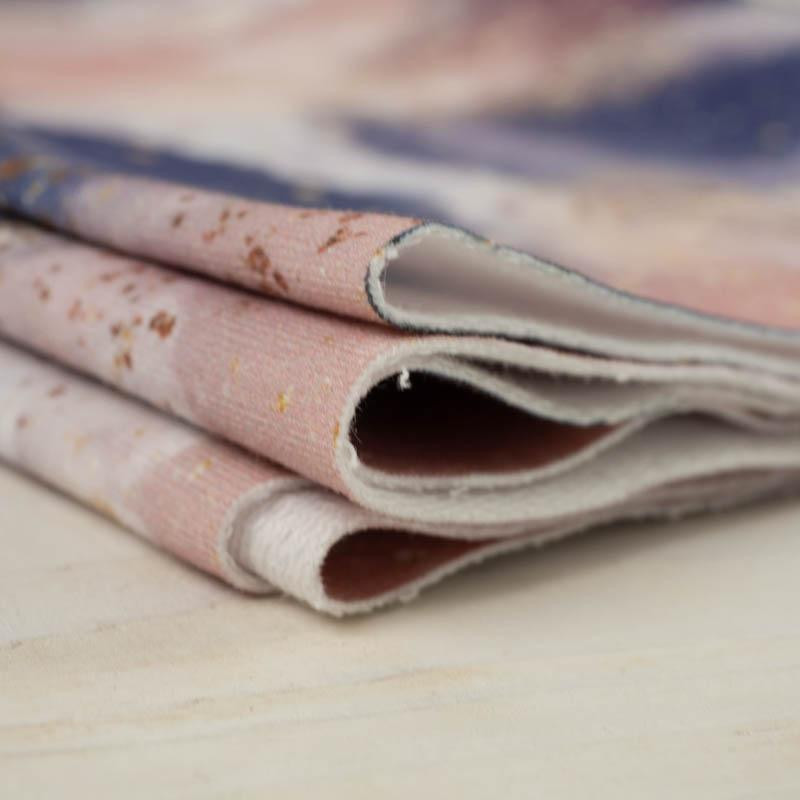 ENCHANTED CLOUDS (ENCHANTED NIGHT) - looped knit fabric