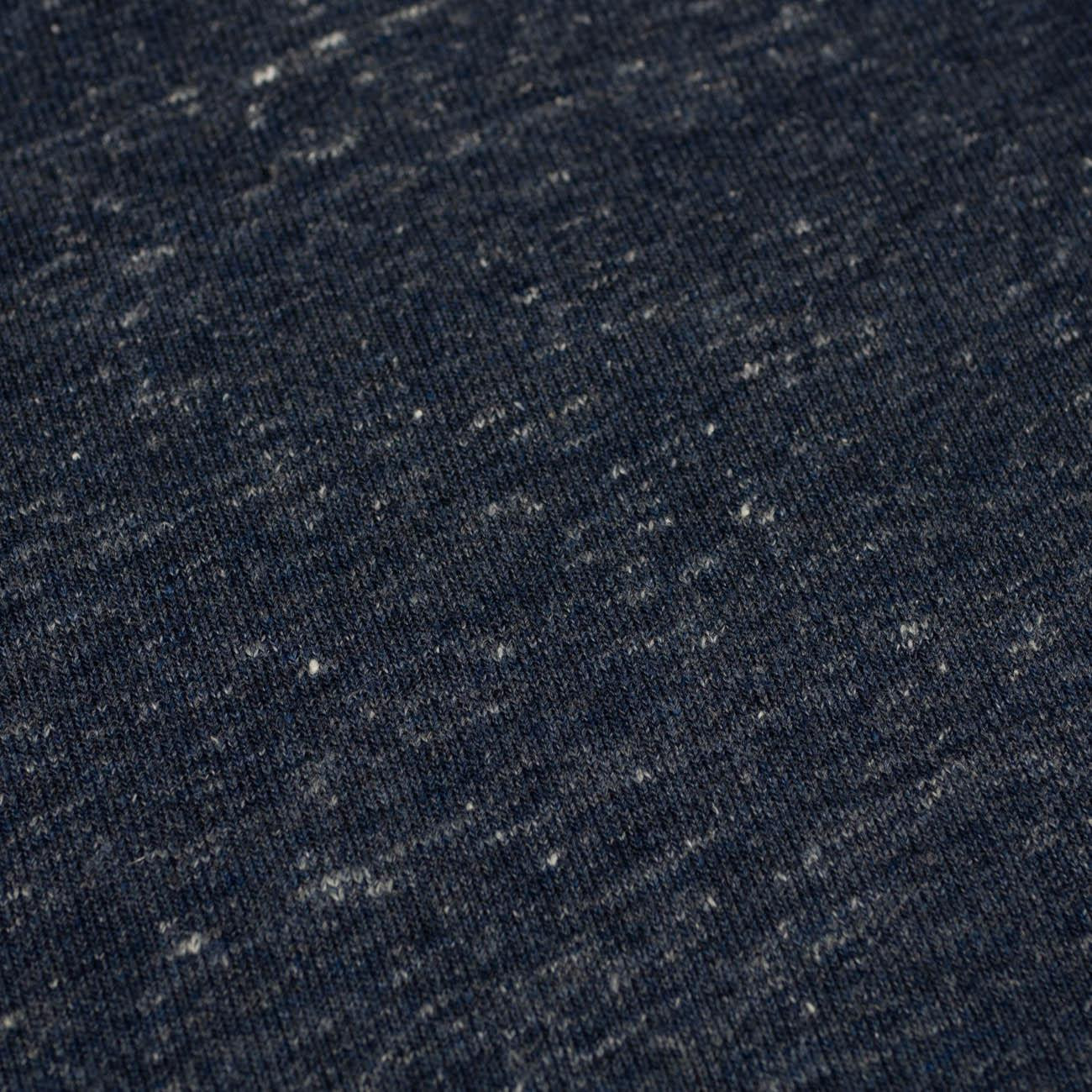 JEANS MELANGE - Hydrophobic cotton loop knit fabric 300g