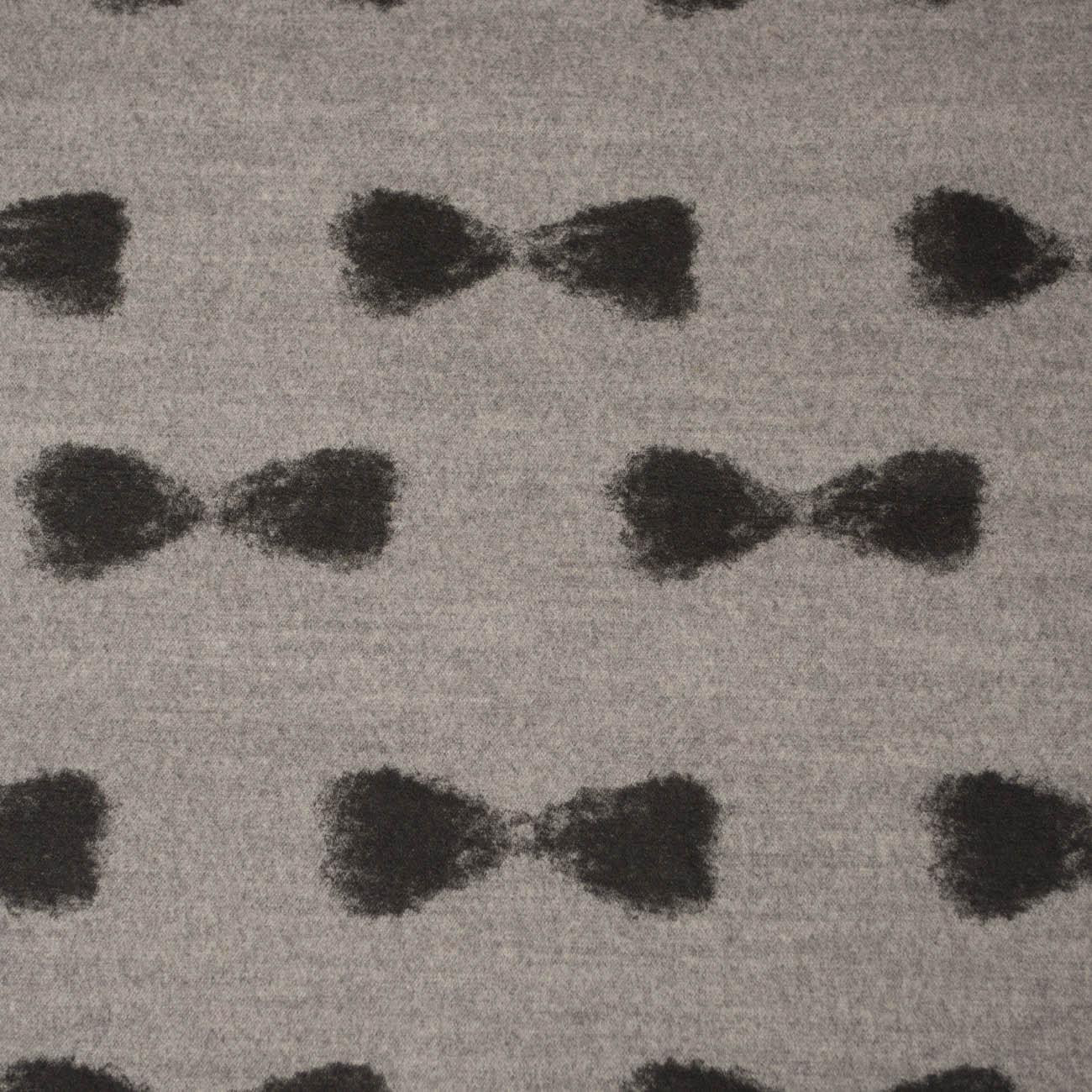 BOWS / grey - Duffle fleece