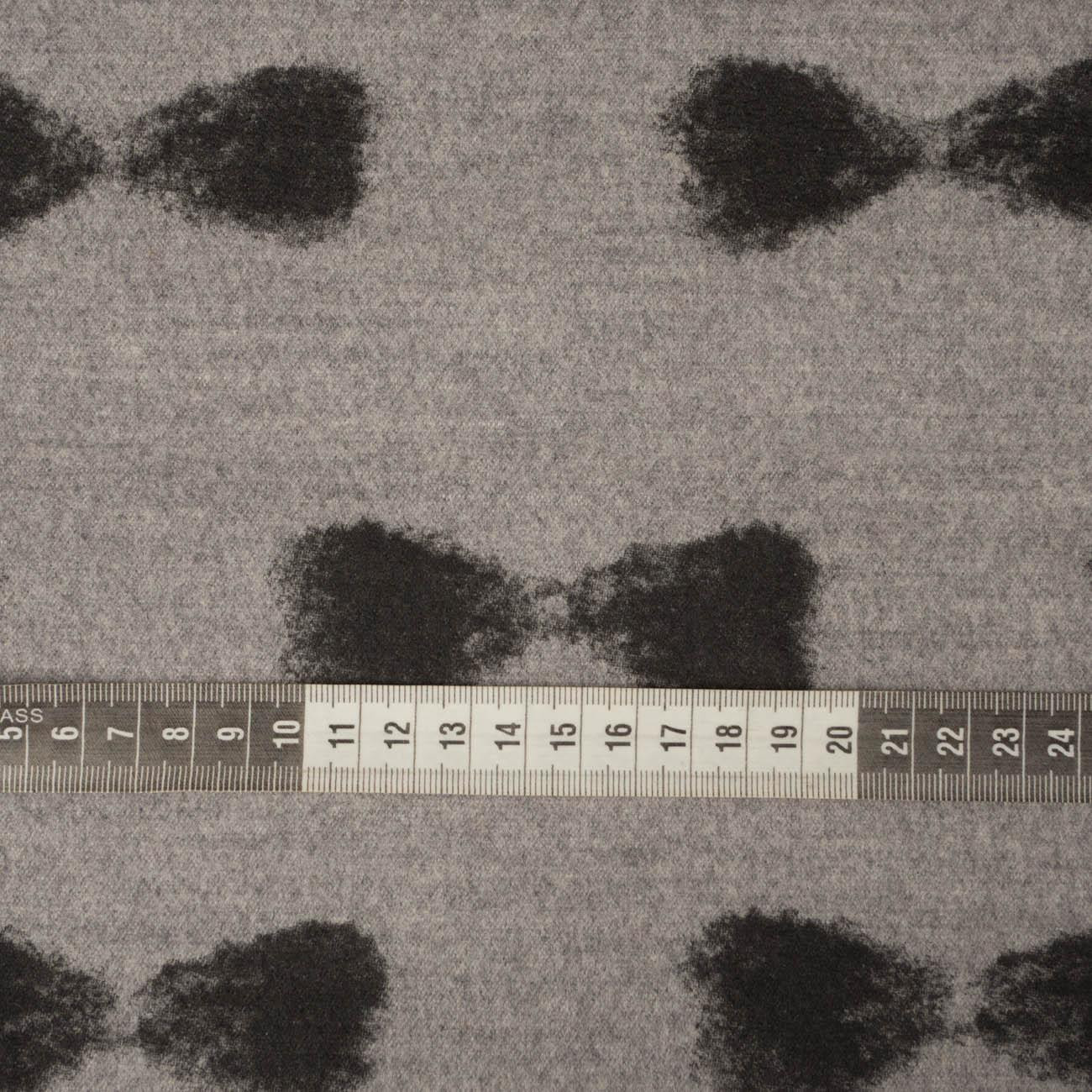 BOWS / grey - Duffle fleece