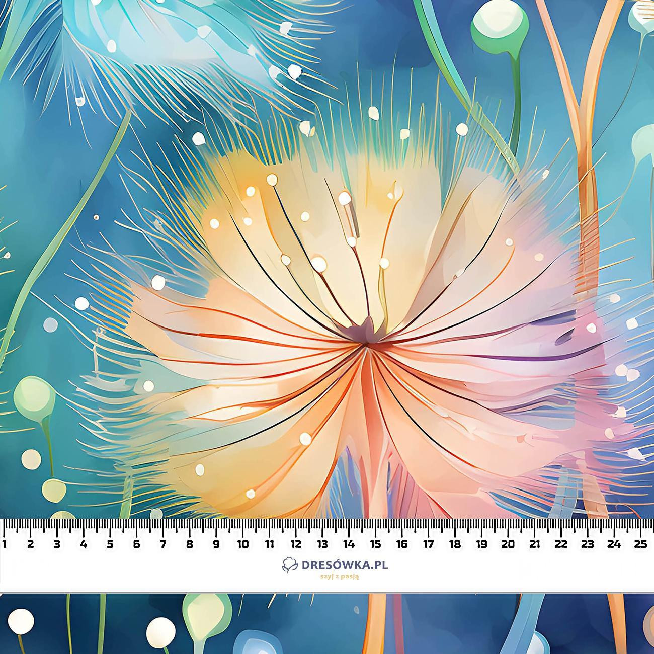 PASTEL FLOWERS WZ.10 - Nylon fabric PUMI