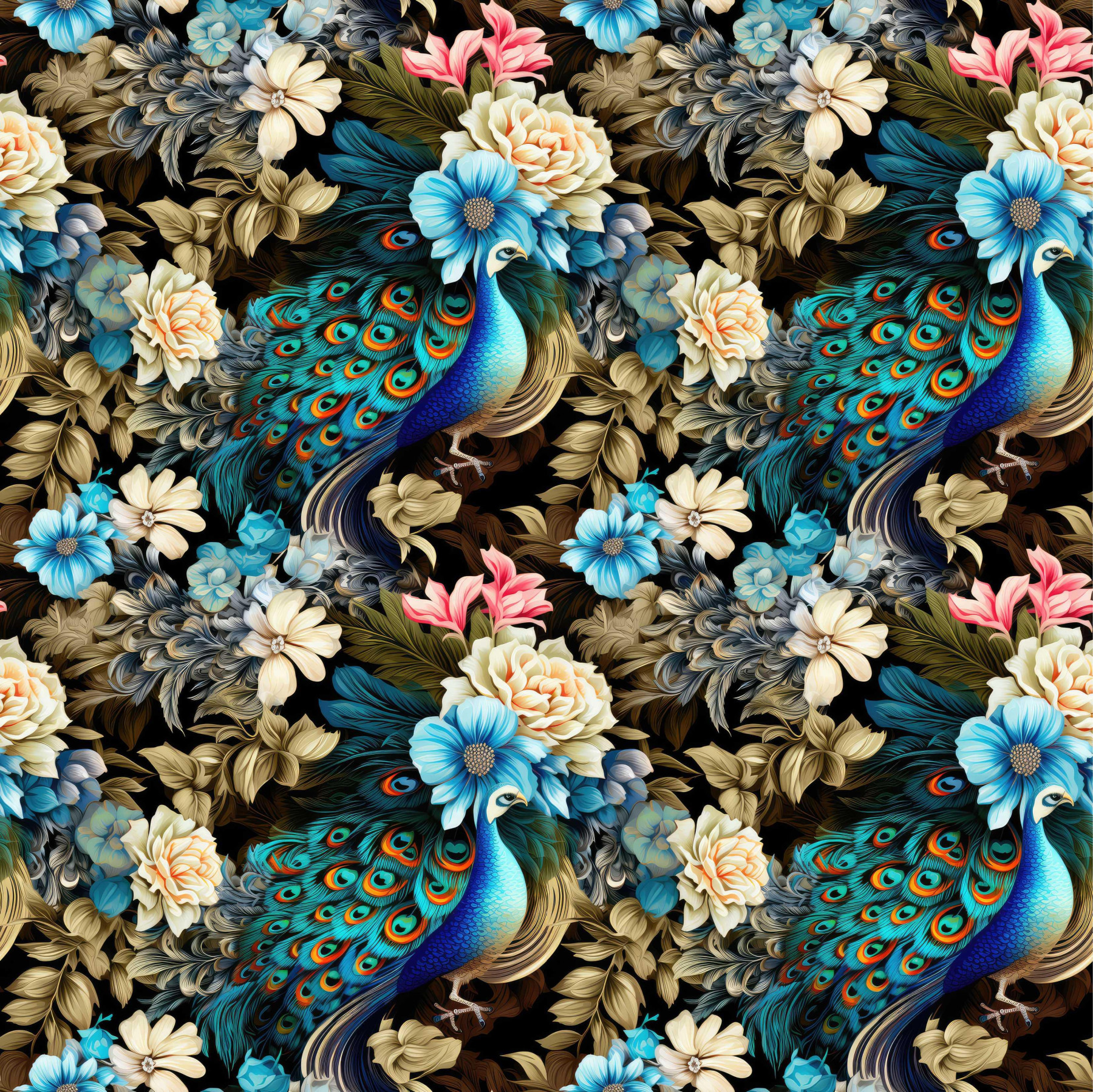 Botanical garden wz.3 - Waterproof woven fabric