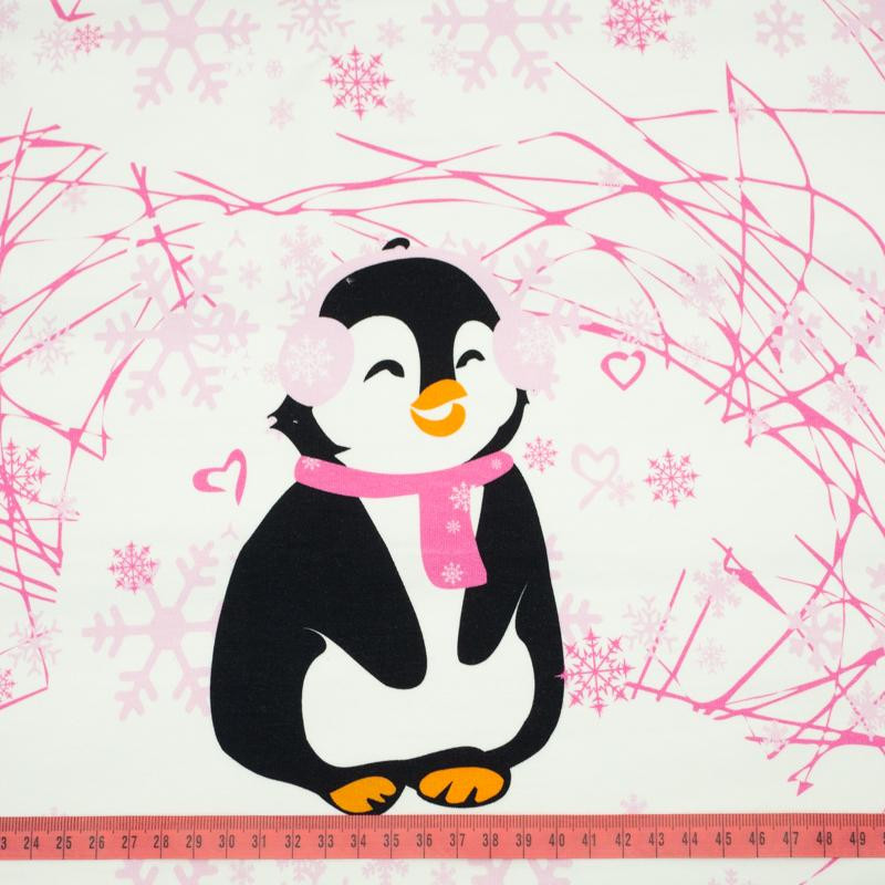 PENGUIN 2.0 / fuchsia M (50cm x 60cm) - panel looped knit 