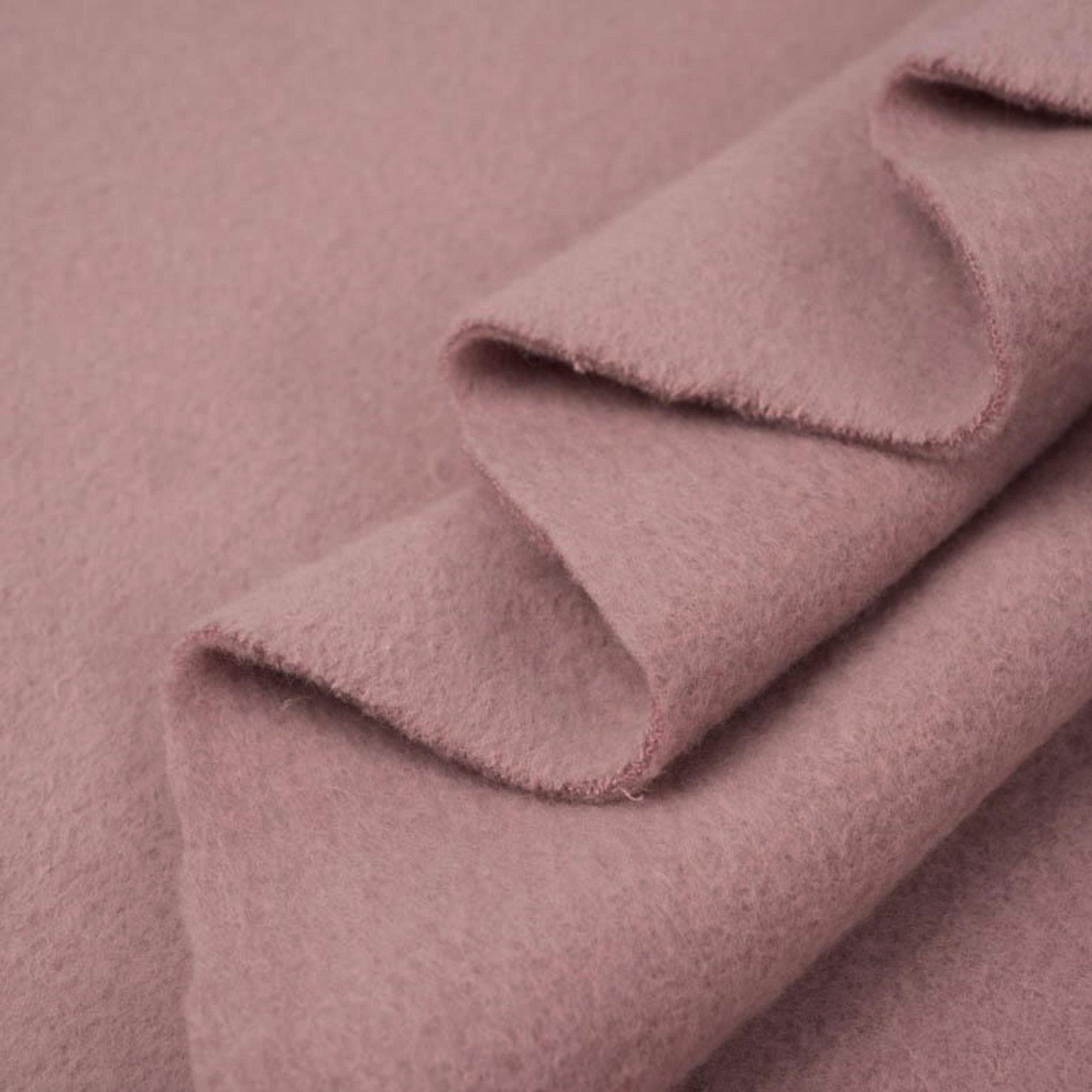 MUSTARD - Double-sided cotton fleece