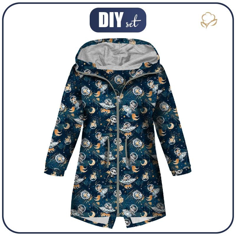 KIDS PARKA (ARIEL) - SPACE CUTIES pat. 9 (CUTIES IN THE SPACE) - softshell