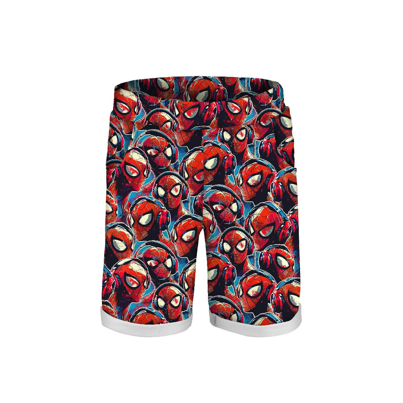 KID`S SHORTS (RIO) - SPIDER - looped knit fabric 