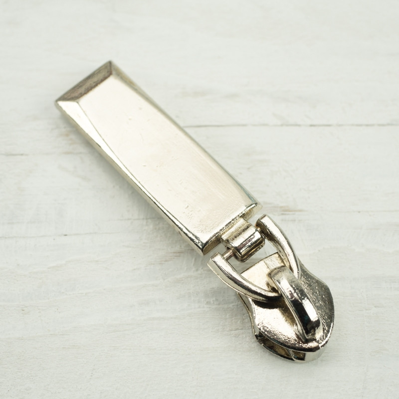 Slider for zipper tape 5mm - silver