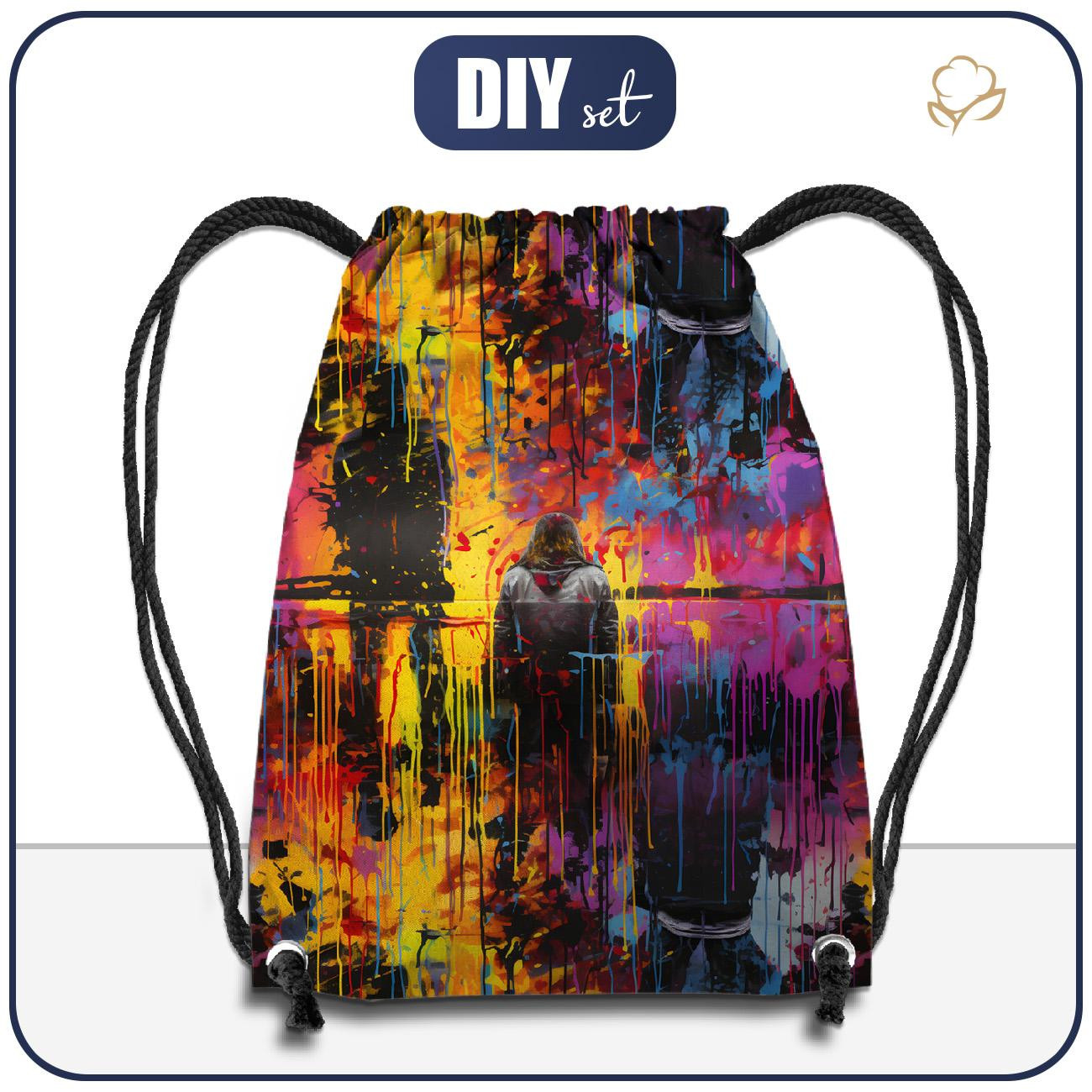 GYM BAG - STREET GRAFFITI WZ.2 - sewing set