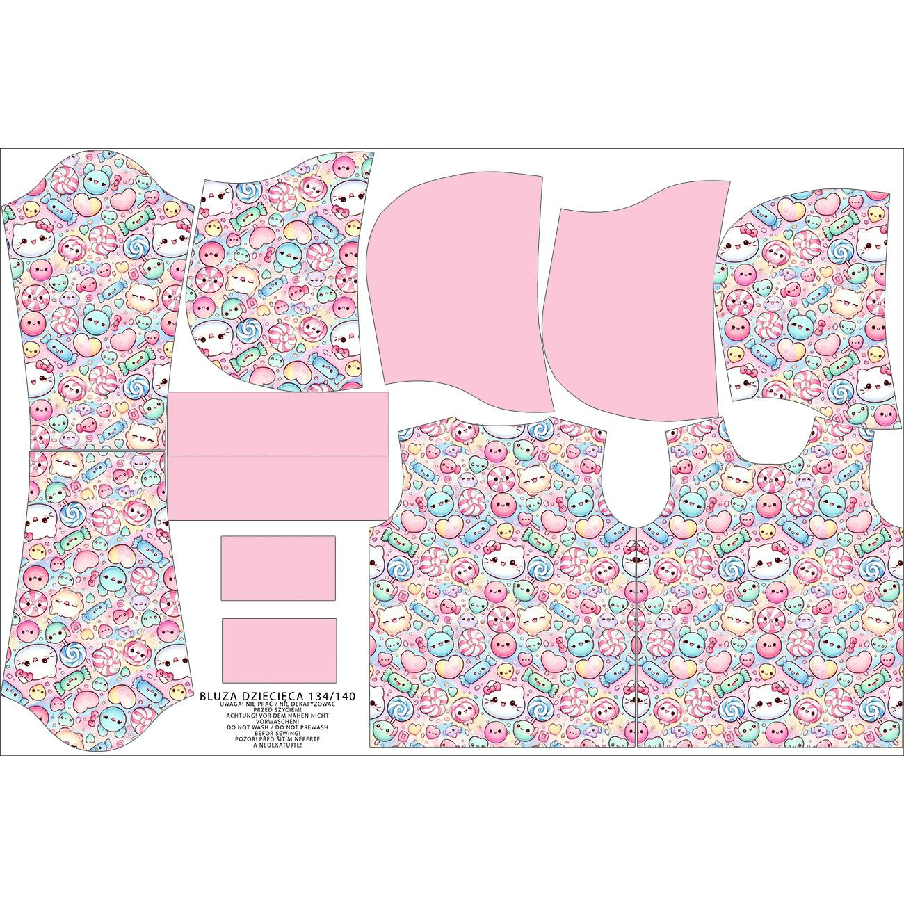 KID'S HOODIE (ALEX) - SWEETS pat.12- sewing set