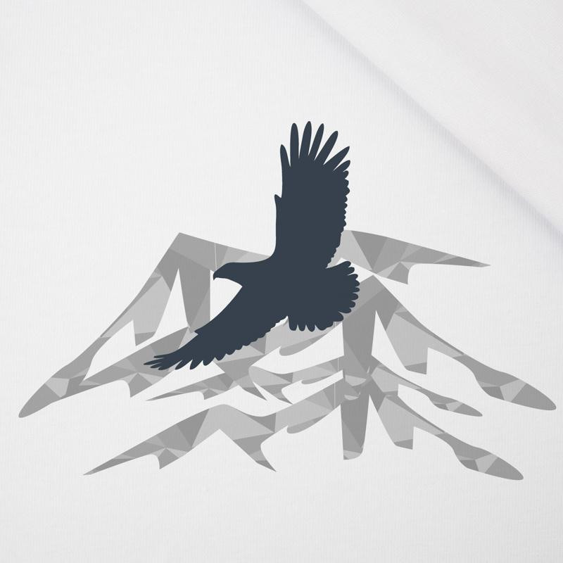 EAGLE (ADVENTURE) / white - SINGLE JERSEY PANORAMIC PANEL 