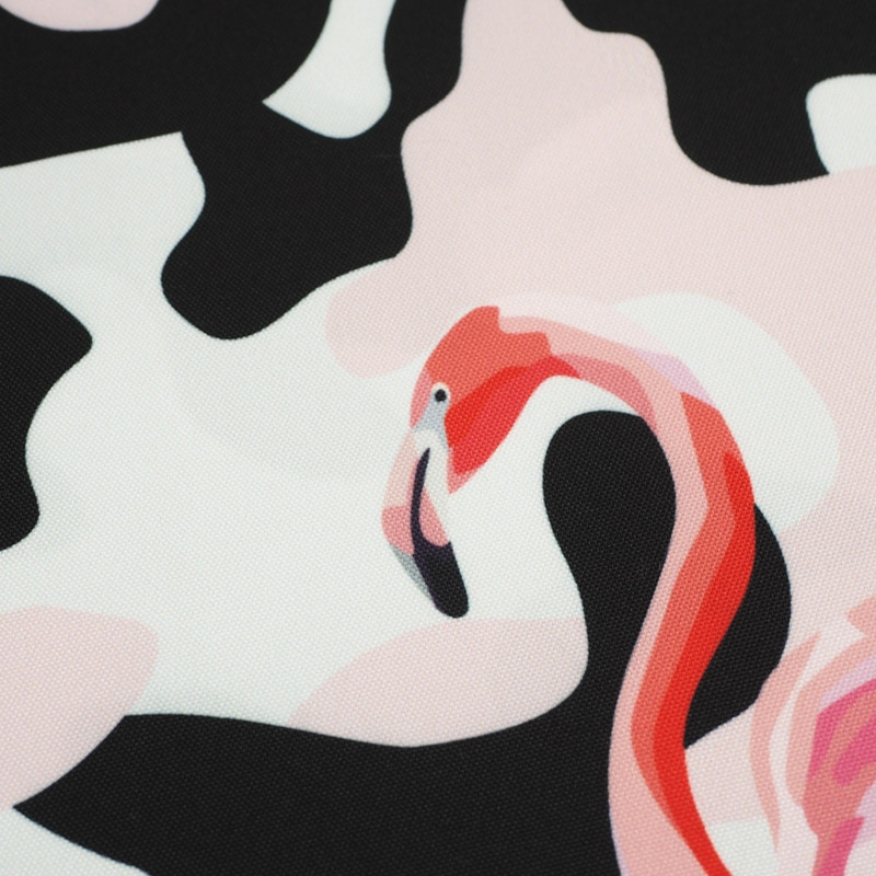 CAMOUFLAGE FLAMINGOS - Waterproof woven fabric