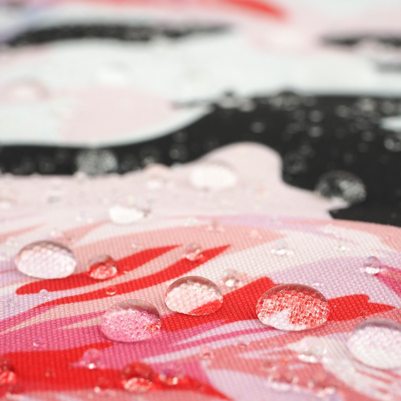 CAMOUFLAGE FLAMINGOS - Waterproof woven fabric