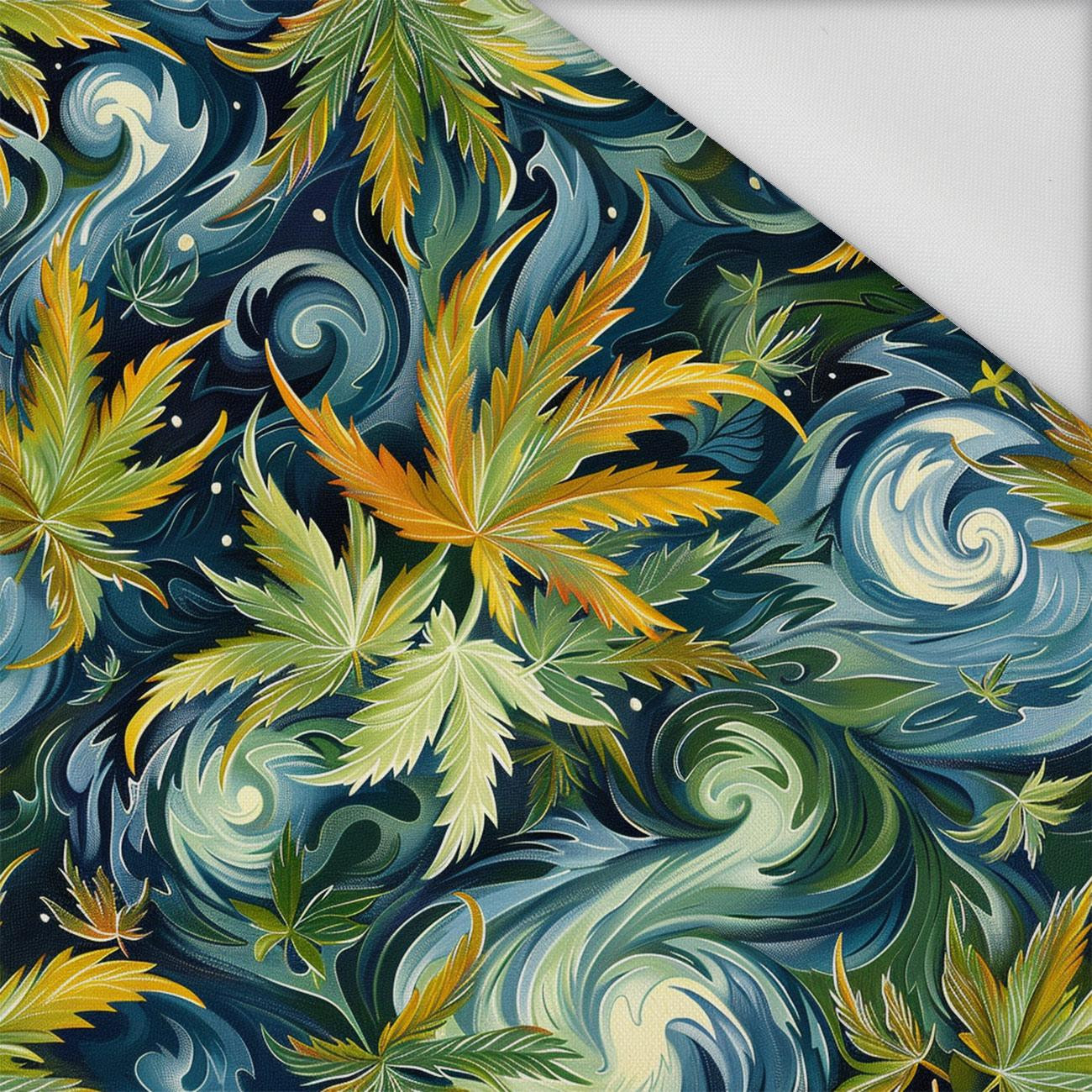 Hemp leaves WZ. 6 - Waterproof woven fabric