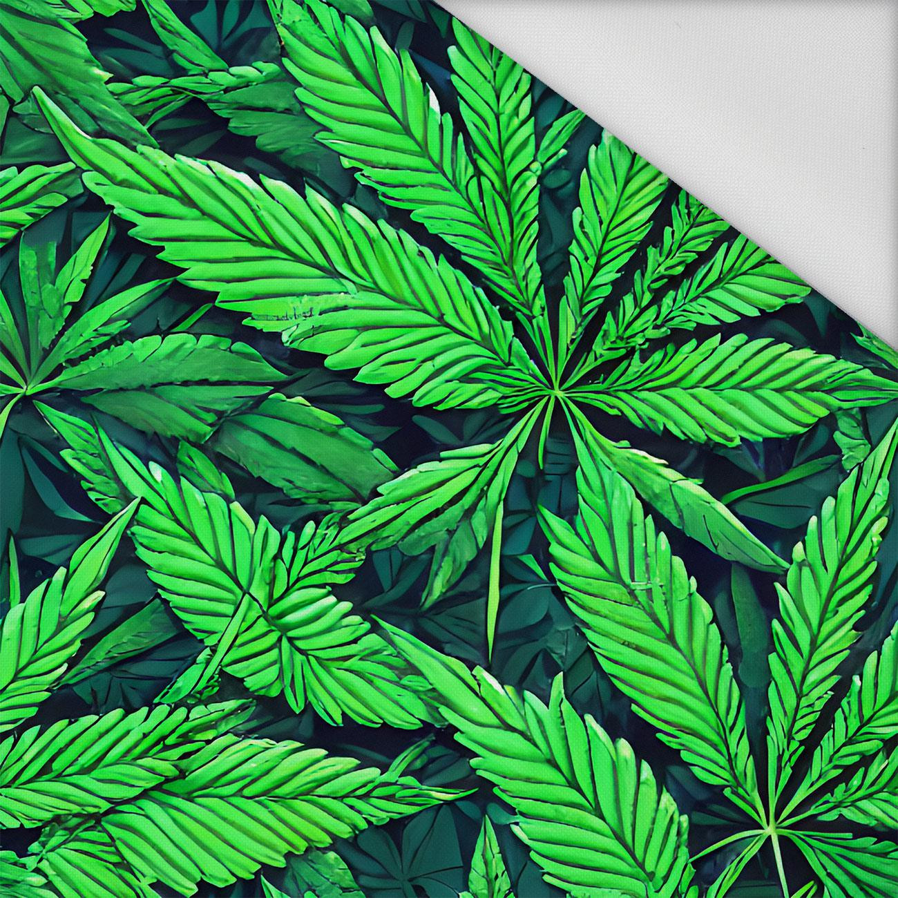 Hemp leaves WZ. 7 - Waterproof woven fabric