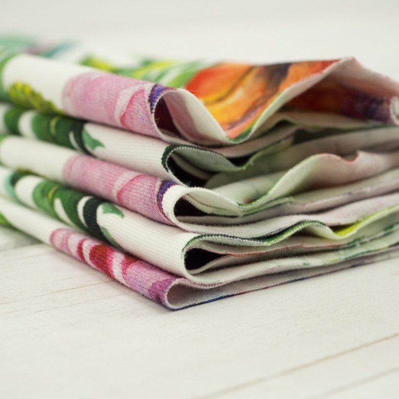 140cm TROPICAL NATURE - Viscose jersey WE210