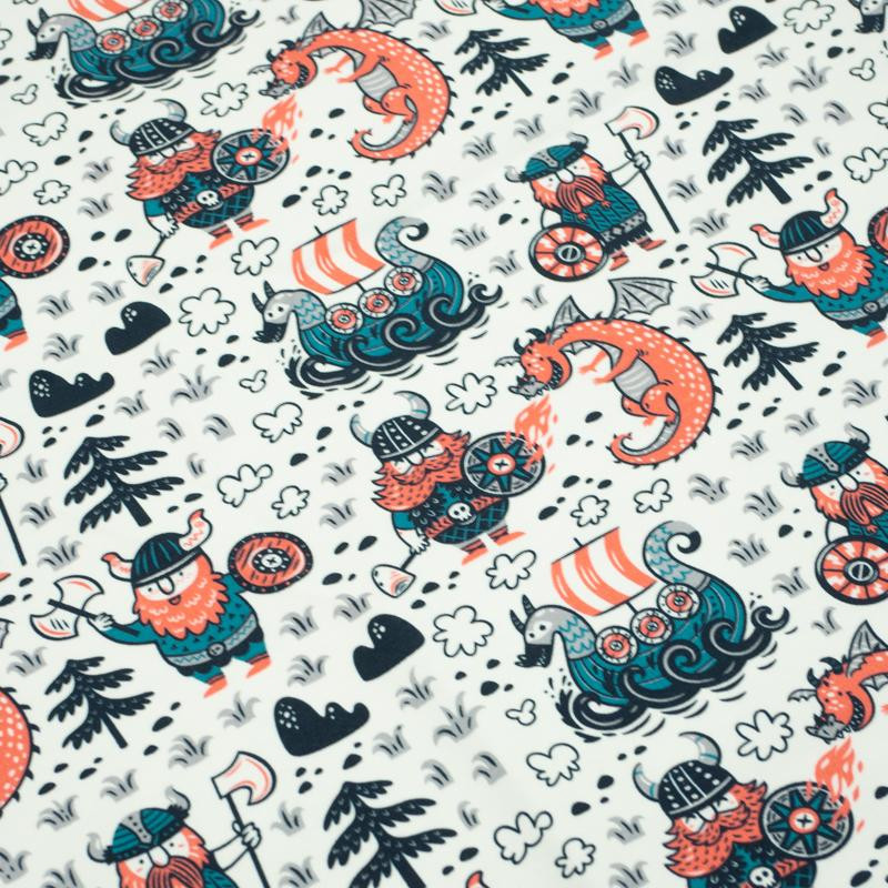 VIKINGS / white - looped knit SP250