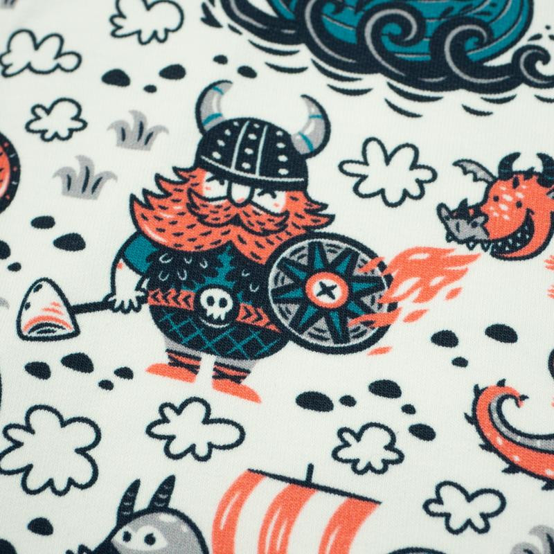 VIKINGS / white - looped knit SP250