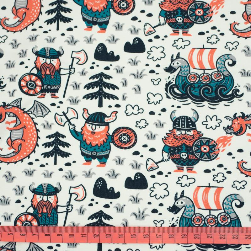 VIKINGS / white - looped knit SP250