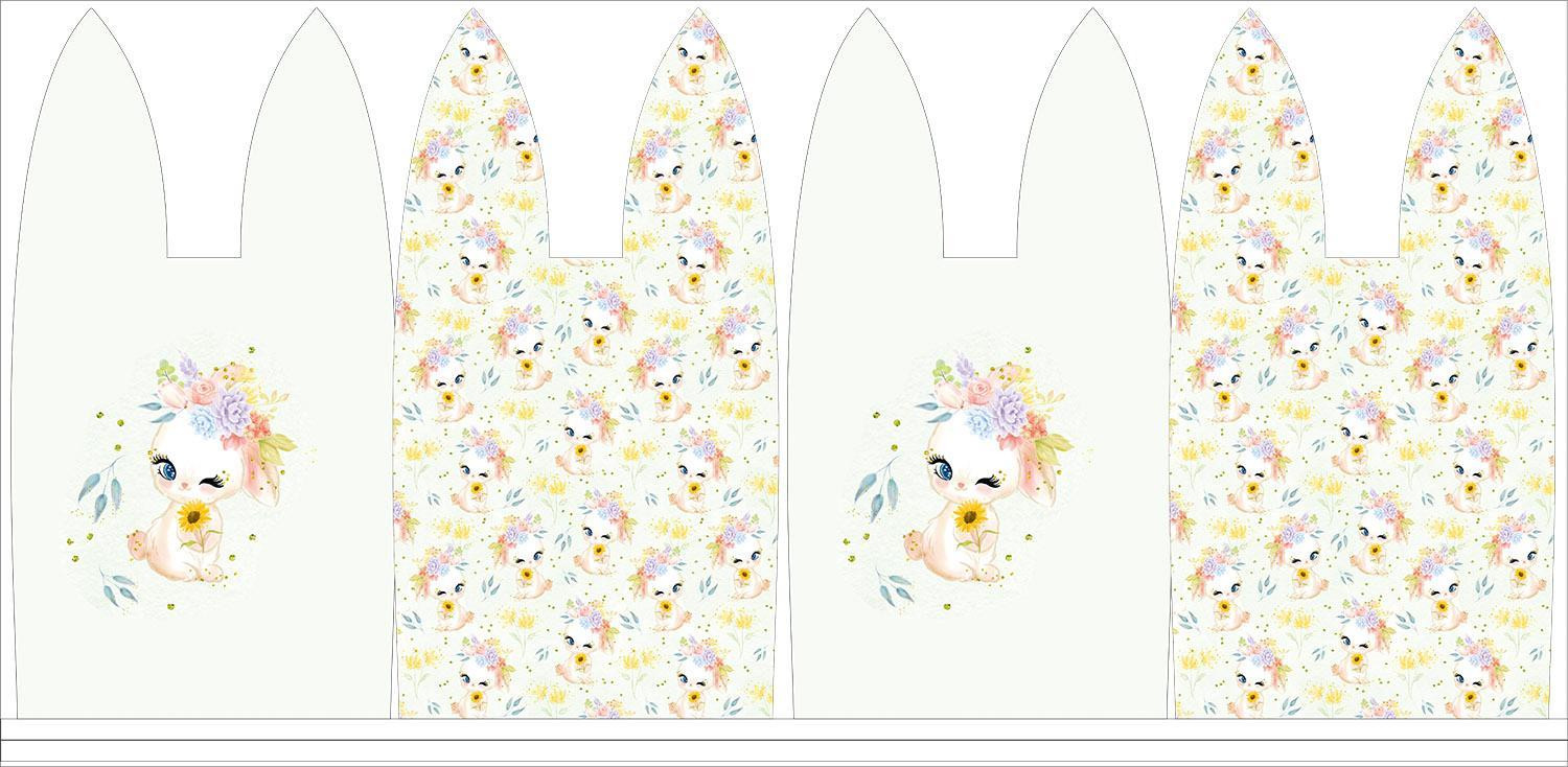 Gift pouches - BUNNY PAT. 2 (CUTE BUNNIES) - sewing set