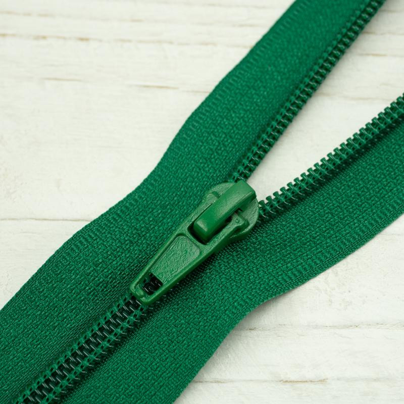Coil zipper 40cm Open-end - green