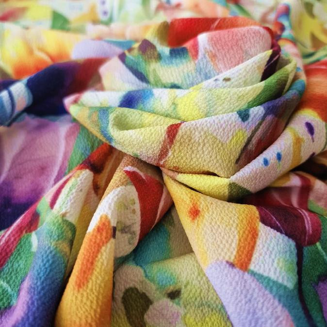 FLOWERS WZ.55 - Crepe