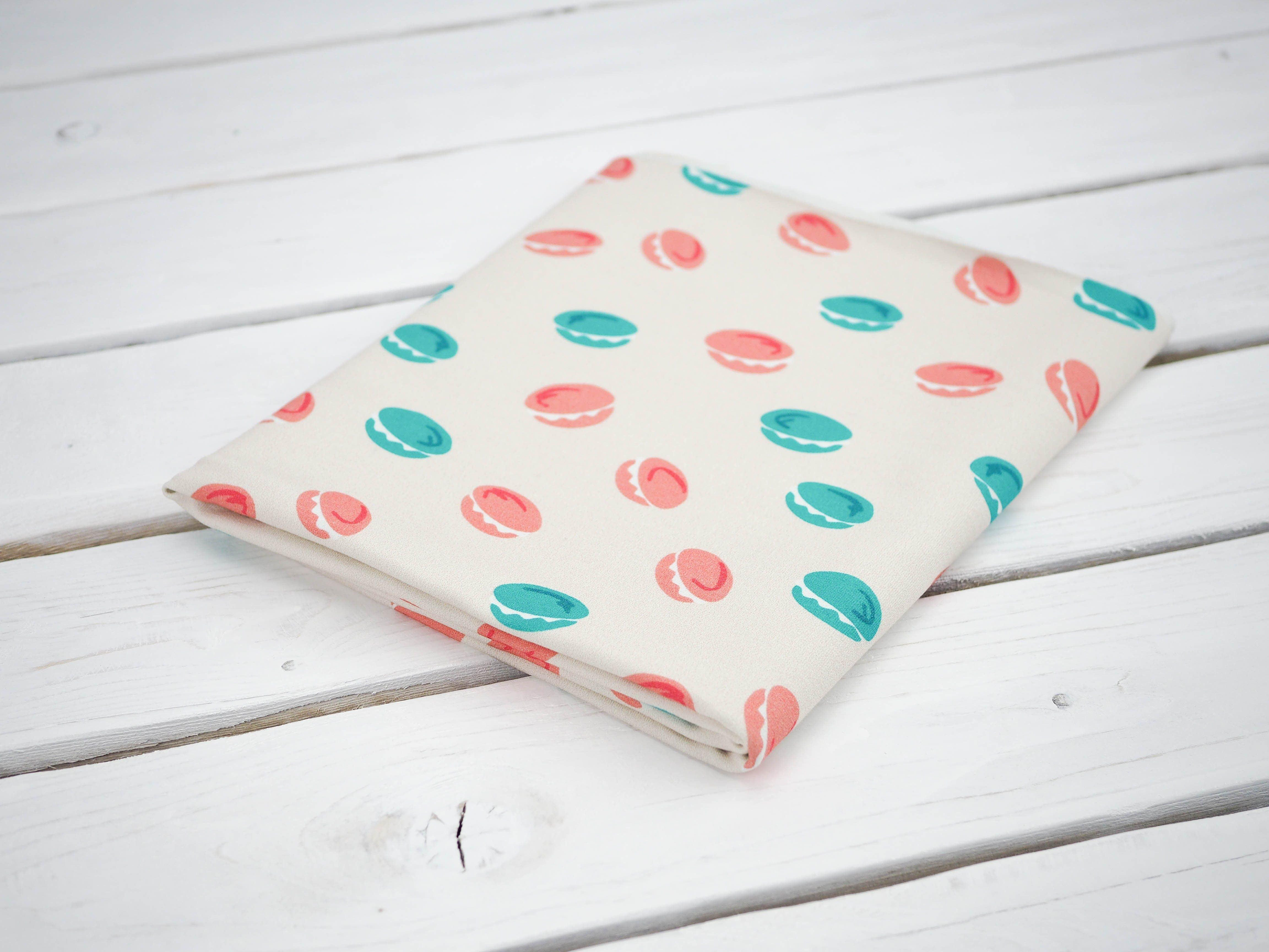 Macarons ( J'adore Paris) / peach - looped knit 