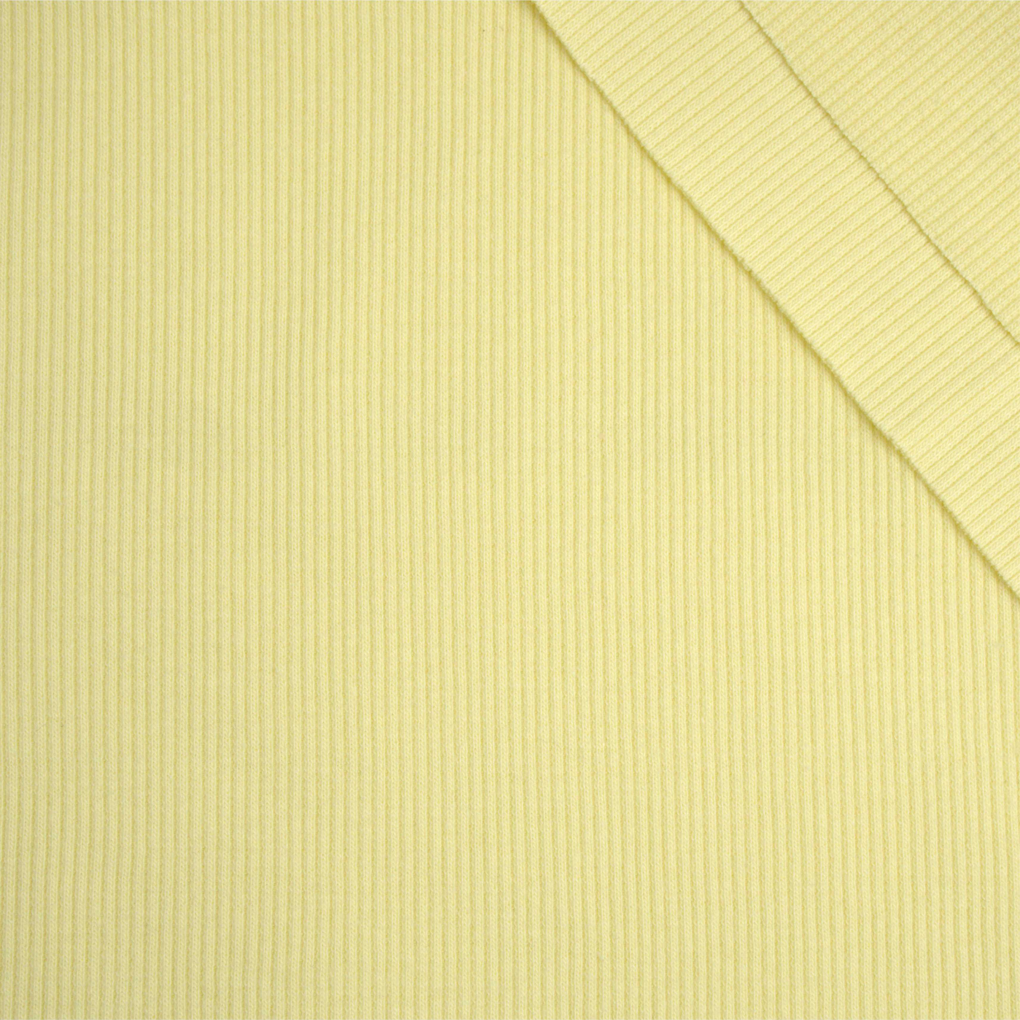 D-173 YELLOW - Ribbed knit fabric