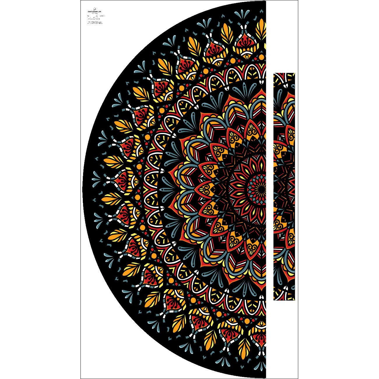 AFRICAN MANDALA - skirt panel "MAXI"