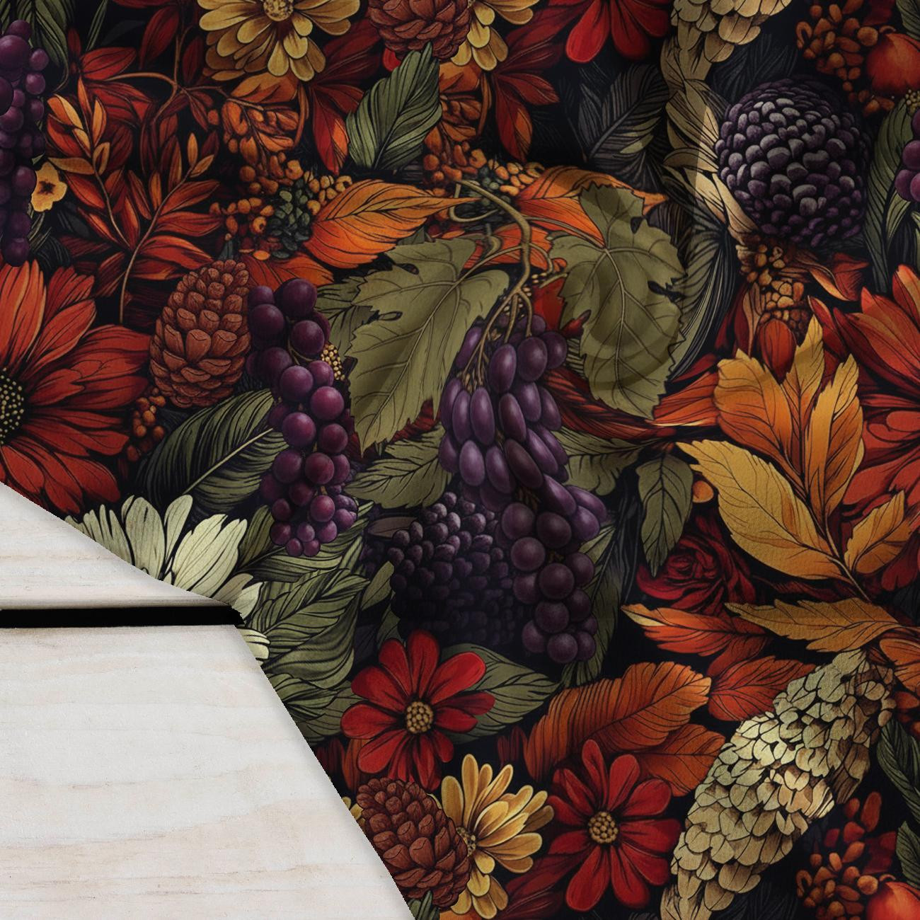 AUTUMN FLOWERS wz.21 - Crepe