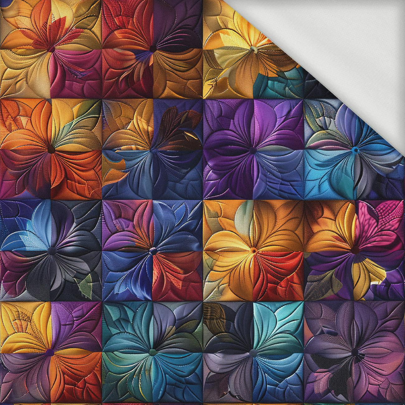 Batik Quilt wz. 2 - looped knit fabric