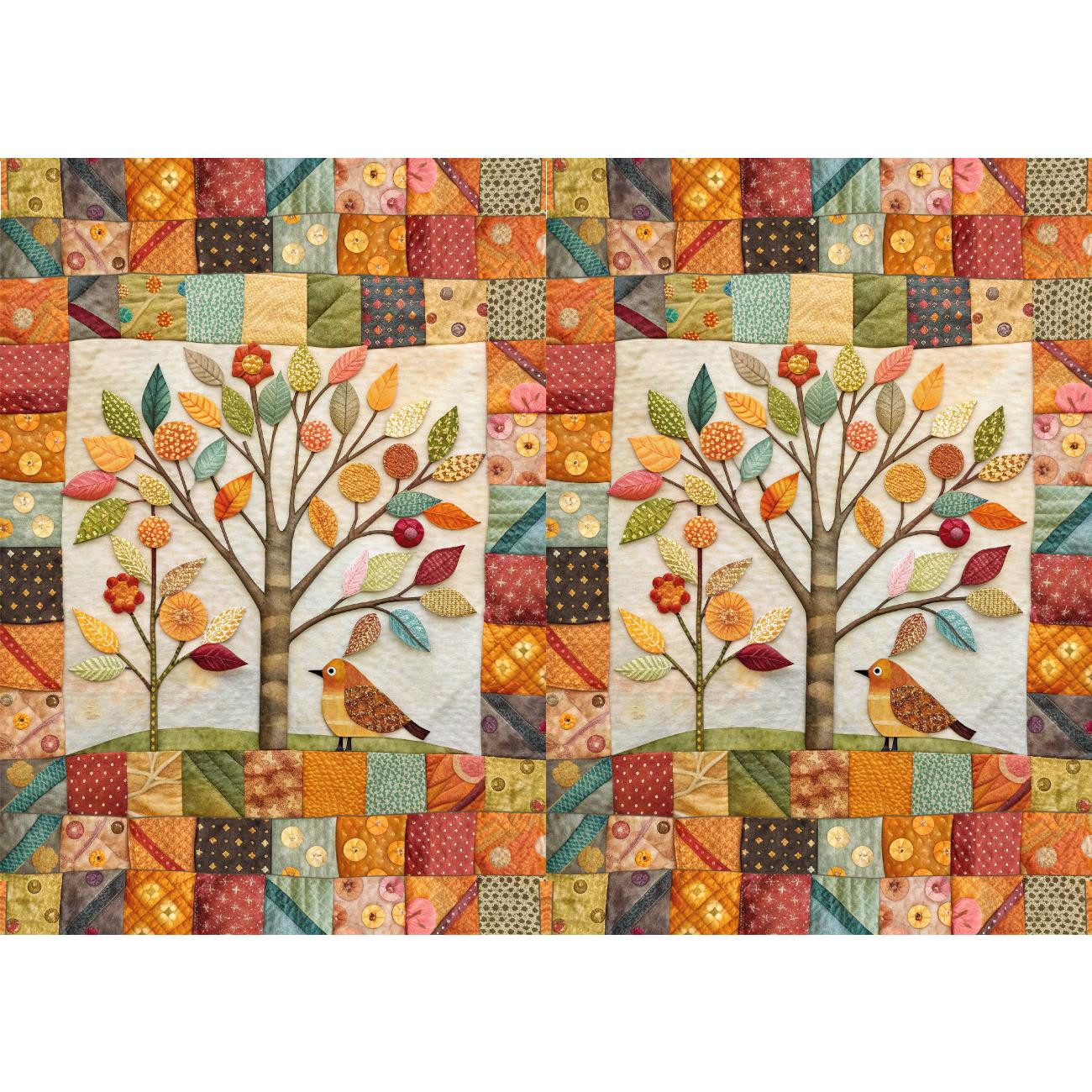 BATIK WZ.7 - panel 71cm x 100cm/ 2szt. - Waterproof woven fabric