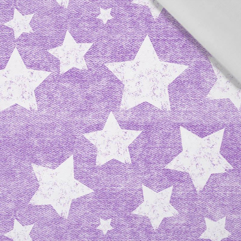 WHITE STARS / vinage look jeans (purple) - Cotton woven fabric