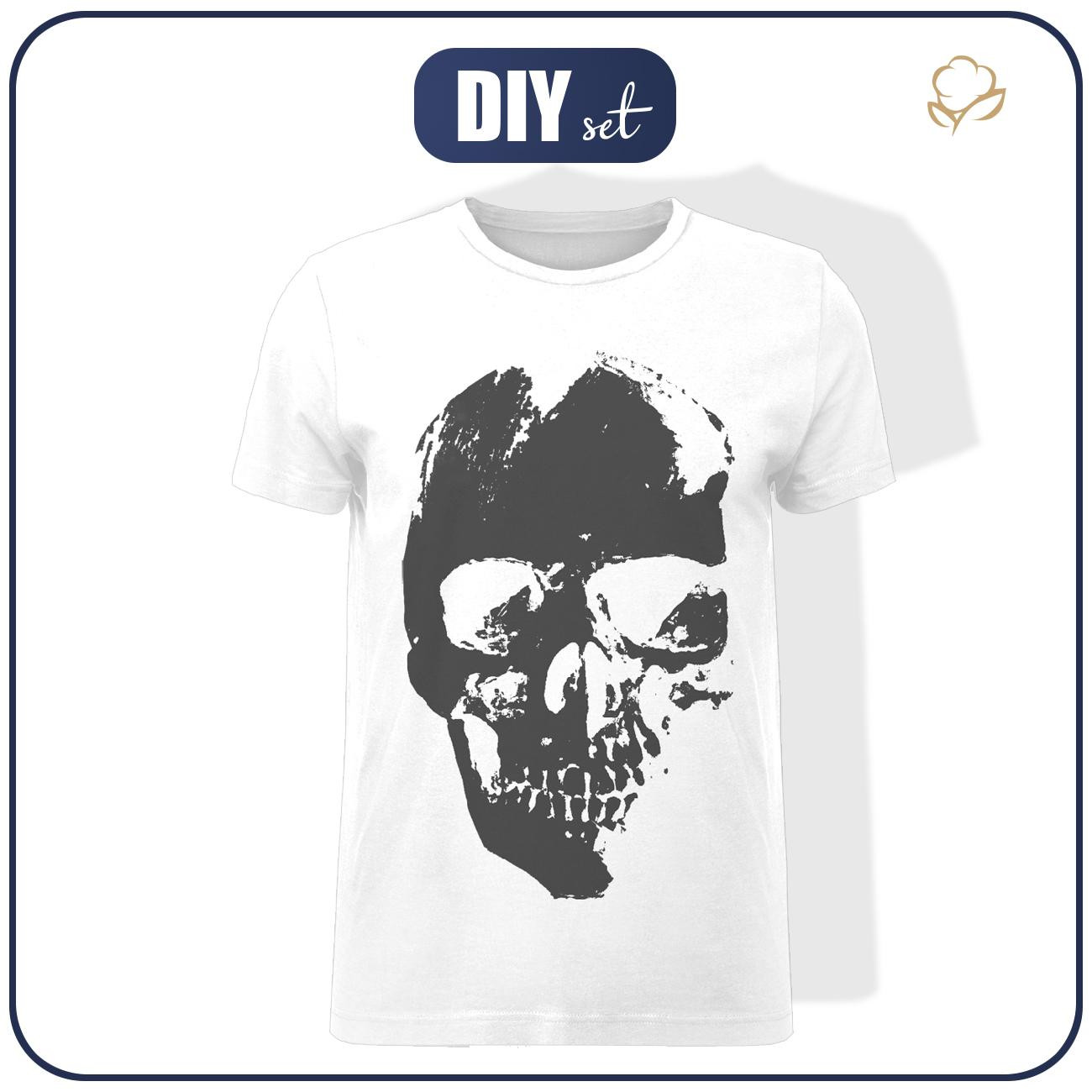 MEN’S T-SHIRT - SKULL pat. 4 - single jersey