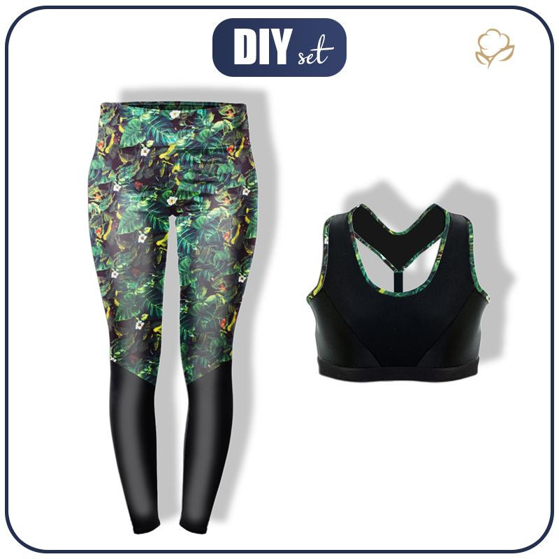 JUNGLE - black - fitness set