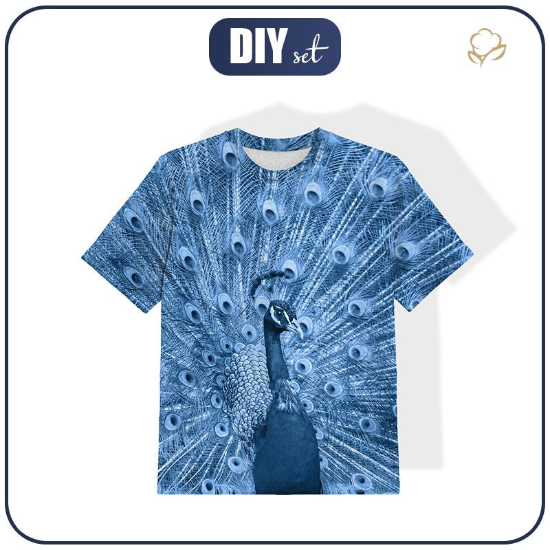 KID’S T-SHIRT- PEACOCK (CLASSIC BLUE)- single jersey