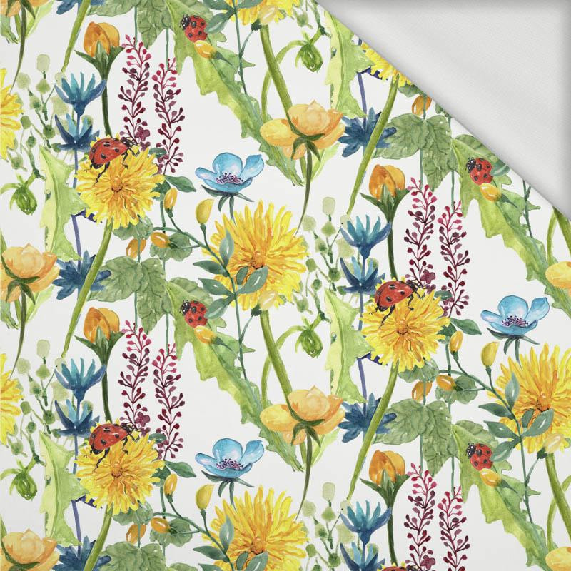 LADYBIRDS IN THE MEADOW (IN THE MEADOW) - looped knit fabric