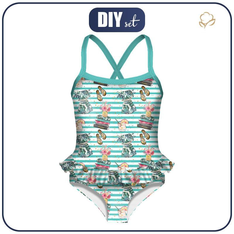 Girl's swimsuit - SUMMER FASHION / STRIPES