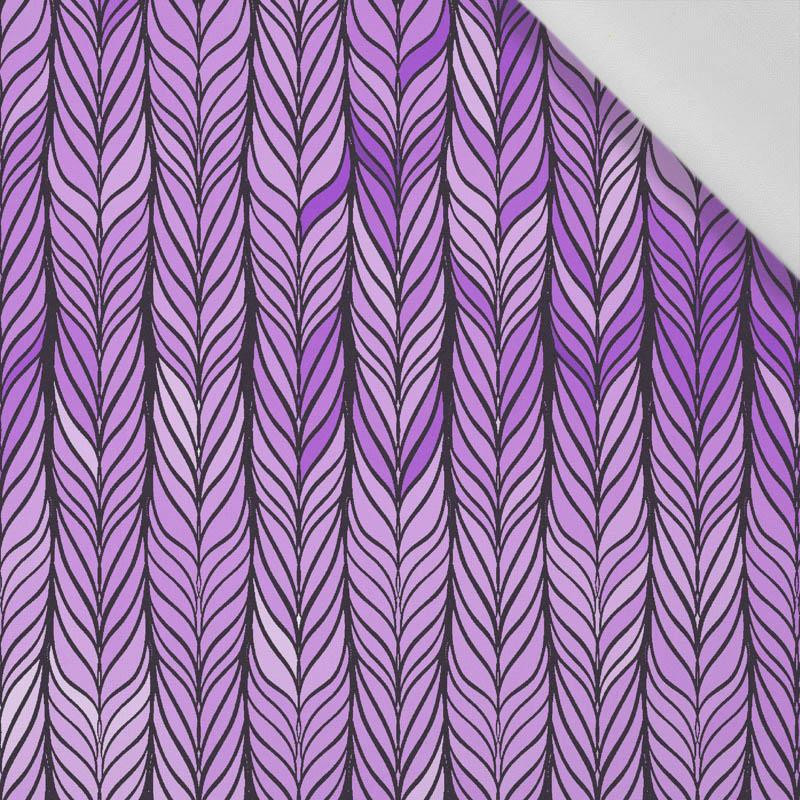 BRAID / purple - Cotton woven fabric