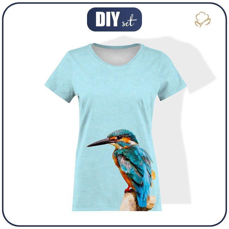 WOMEN’S T-SHIRT - KINGFISHER - single jersey