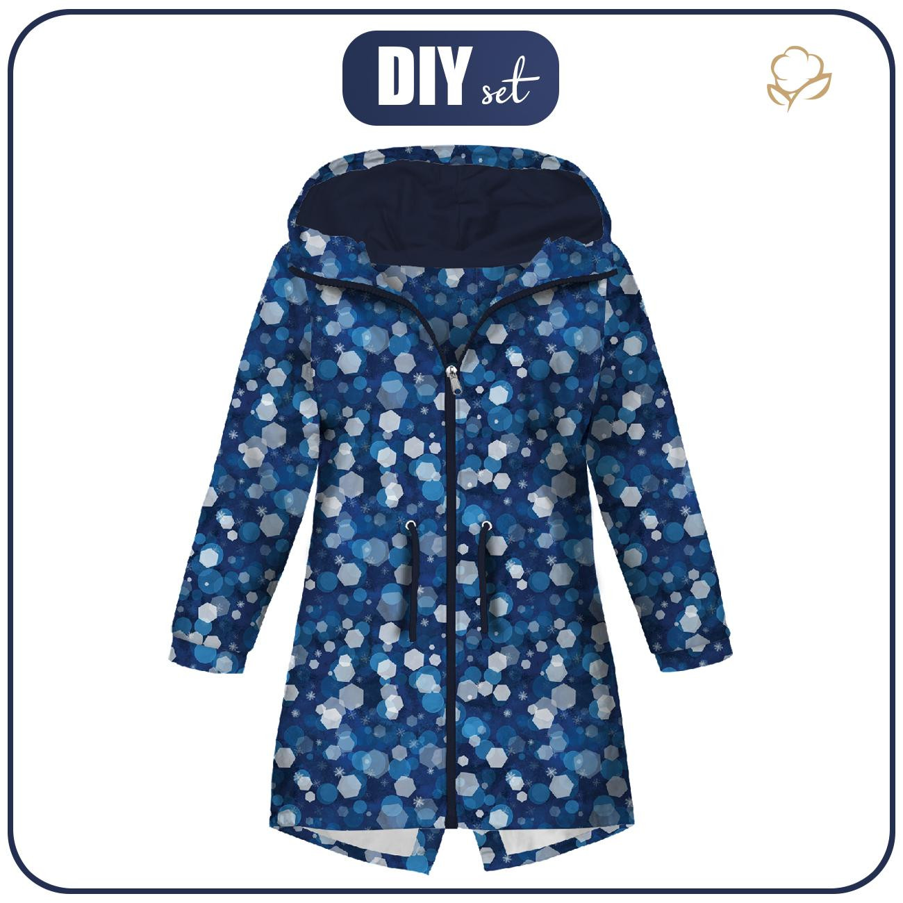 KIDS PARKA (ARIEL) - WINTER HEXAGON (WINTER IS COMING) - softshell