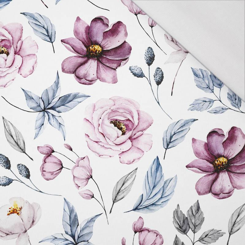 WATERCOLOR BOUQUET pat. 1 - single jersey with elastane 