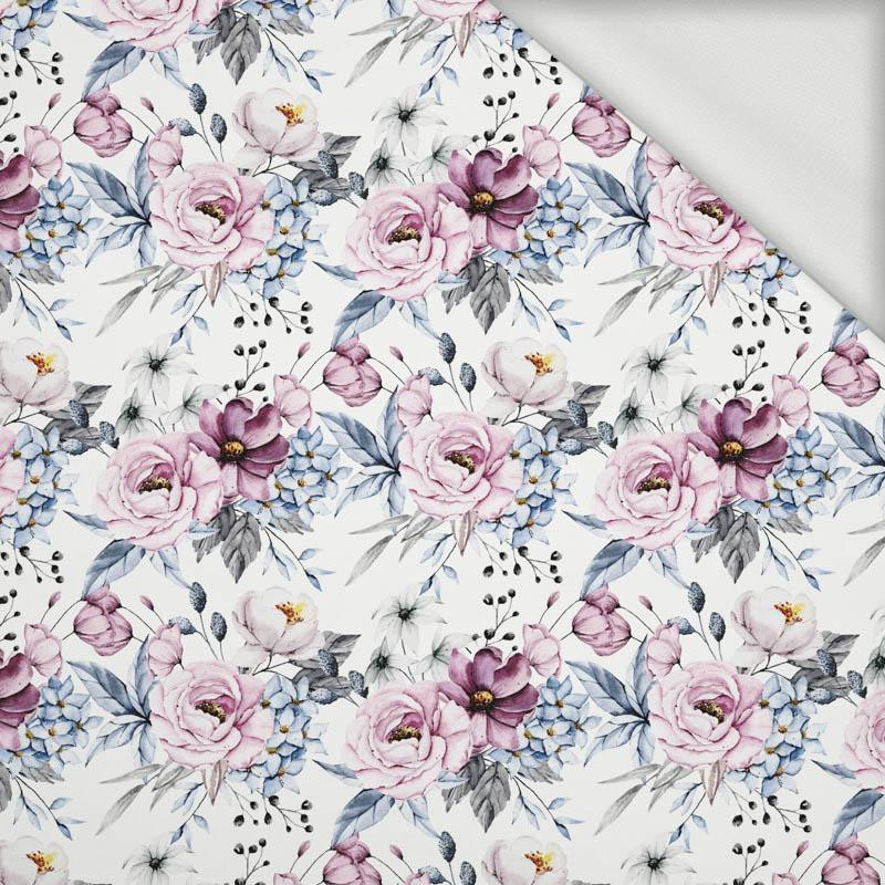 WATERCOLOR BOUQUET Pat. 4 - looped knit fabric