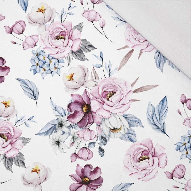 WATERCOLOR BOUQUET Pat. 2 - single jersey with elastane 