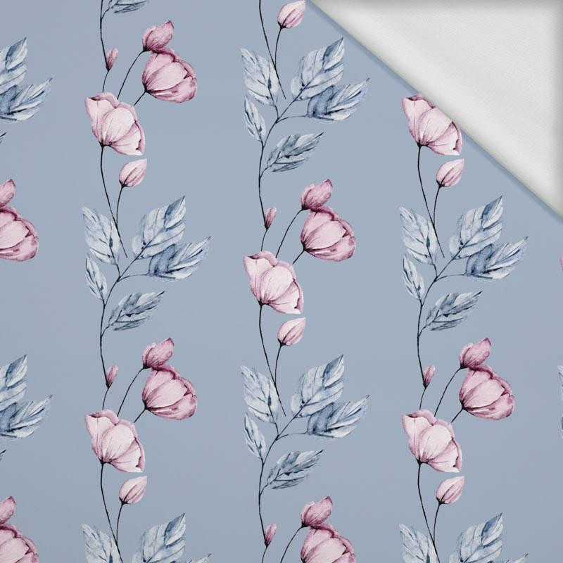 WATERCOLOR BOUQUET Pat. 3 - looped knit fabric