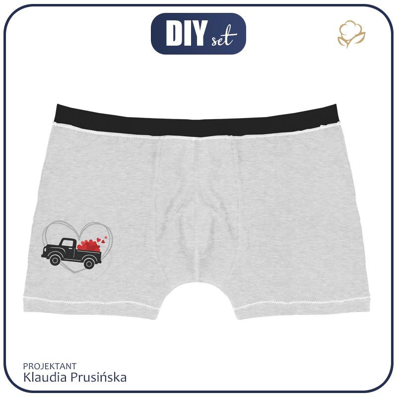 MEN'S BOXER SHORTS - VALENTINE'S CAR (HAPPY VALENTINE’S DAY)